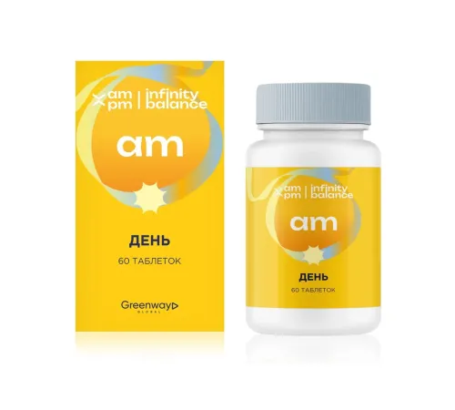 БАД AM / PM Infinity balance «день», 60 таблеток — артикул 070763