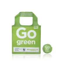 Сумка-шопер Eco Shopper compact с чехлом из переработанного океанического пластика, 42 х 42 см