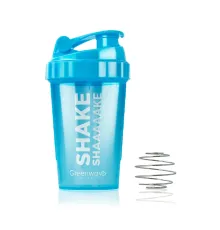 Шейкер для удобного смешивания коктейлей SHAKE, голубой, 500 мл