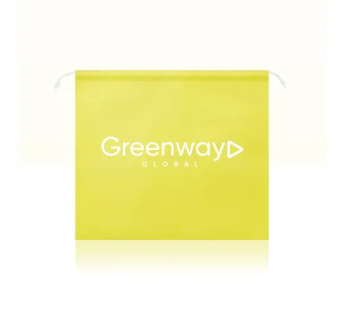 Пляжная сумка Greenway Global из переработанного пластика, лимонная — артикул 17095