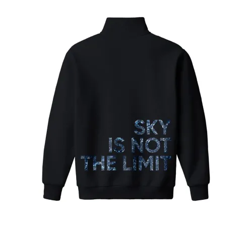 Толстовка Greenway Global «Sky is not the limit», чёрная — оверсайз 52–54