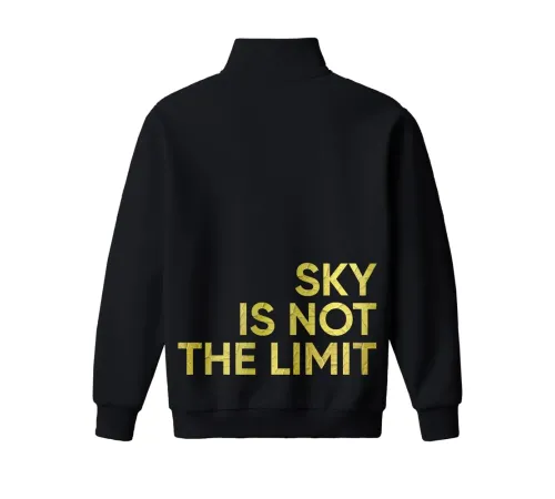 Толстовка Greenway Global «Sky is not the limit», чёрная — оверсайз 52–54