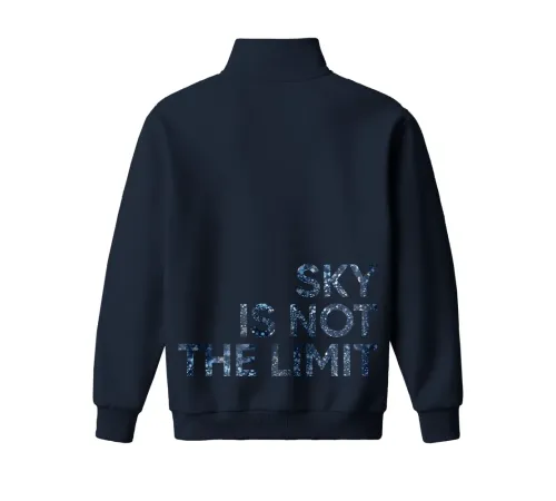 Толстовка Greenway Global «Sky is not the limit», нави — оверсайз 52–54