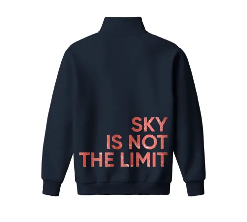 Толстовка Greenway Global «Sky is not the limit», нави — оверсайз 52–54