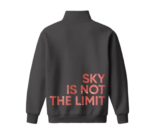 Толстовка Greenway Global «Sky is not the limit», фюме — оверсайз 52–54
