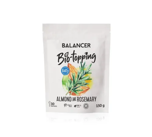 Bio-topping BALANCER «Миндаль & розмарин», солёный, 150 г — комплекс клетчатки