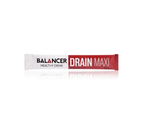 Очищающий и дренирующий напиток BALANCER DRAIN MAXI со вкусом «Вишня–мята», 10 саше — артикул 01224