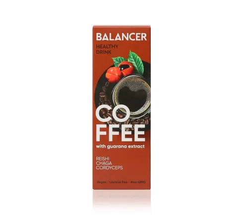 Растворимый кофе BALANCER COFFEE с экстрактом гуараны, 10 стиков