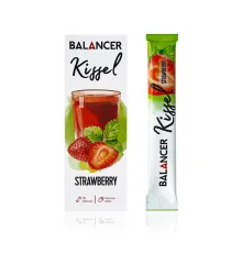 Альгинатный кисель BALANCER Kissel со вкусом «Клубника», 10 стиков