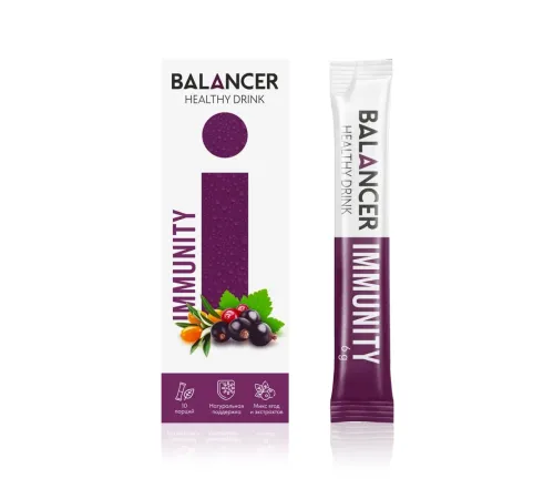Напиток для иммунитета BALANCER IMMUNITY, 10 стиков — артикул 01260