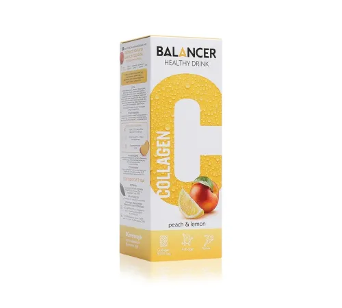 Напиток Balancer Collagen со вкусом «Персик-лимон», 10 стиков — артикул 012622