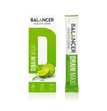 Дренирующий напиток BALANCER DRAIN MAXI со вкусом «Лайм», 10 стиков