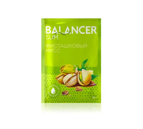 Коктейль BALANCER Slim со вкусом «Фисташковый мусс», 5 саше — артикул 012635