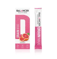 Дренирующий напиток BALANCER DRAIN MAXI со вкусом «Грейпфрут», 10 стиков