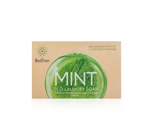 Мыло для стирки BioTrim Eco Laundry Soap MINT с мятой, 125 г — артикул 03228