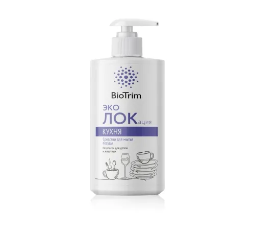 Средство для мытья посуды BioTrim ЭКОЛОКАЦИЯ КУХНЯ, 400 мл — артикул 03268