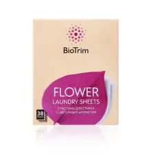 Пластины для стирки сильных загрязнений BioTrim FLOWER, 38 шт.
