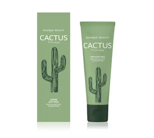 Скраб для лица CACTUS Therapy с бамбуковой пудрой, 50 мл — артикул 03335