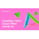 Скрабер Твист Green Fiber HOME S4 — голубой, артикул 06033