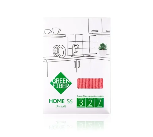 Вельветовый файбер Green Fiber HOME S5 — коралловый, артикул 06038