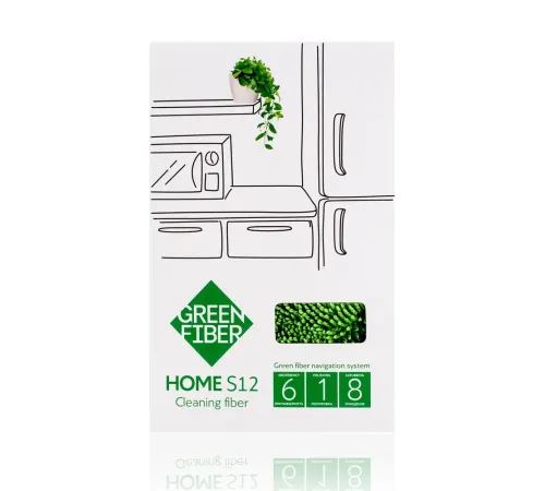 Файбер Твист Green Fiber HOME S12 — зелёный, артикул 06056