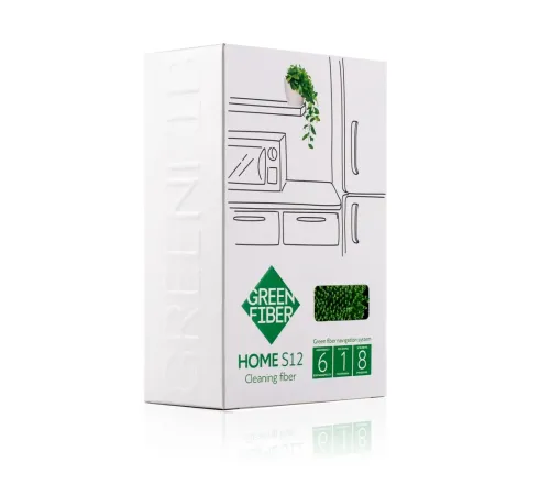Файбер Твист Green Fiber HOME S12 — зелёный, артикул 06056