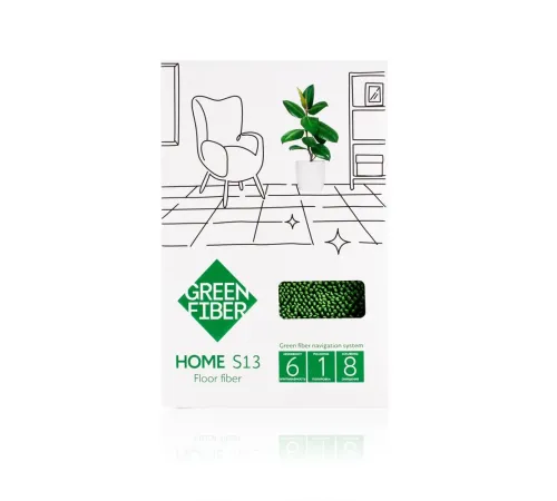 Файбер Твист для пола Green Fiber HOME S13 — зелёный, артикул 06057