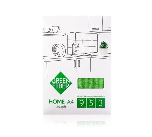 Универсальный файбер Green Fiber HOME A4 — зелёный, артикул 06059