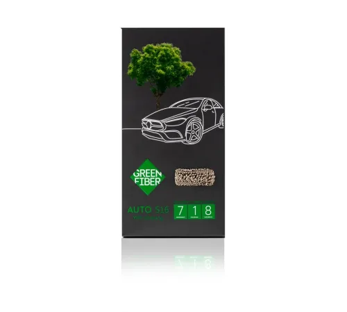 Автополотенце для влажной уборки Green Fiber AUTO S16 — серое, артикул 06071