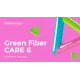 Мягкая мочалка для лица Green Fiber CARE 6 — коралловая, артикул 06090