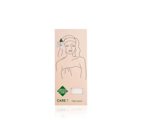 Лента для волос Green Fiber CARE 7 — белая, артикул 06091