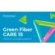 Мочалка-спонж двусторонняя Green Fiber CARE 15 — бежевая, артикул 06108