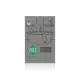 Длинная мочалка-скраб для спины Green Fiber CARE 20 — серая, артикул 06140