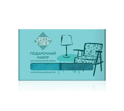 Подарочный набор для повседневной уборки Green Fiber HOME — артикул 06146