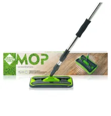 Универсальная швабра Green Fiber MOP с двумя насадками