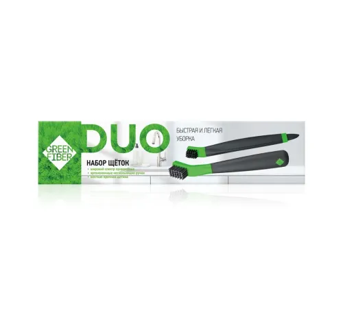Набор щёток для труднодоступных мест Green Fiber DUO — артикул 06124