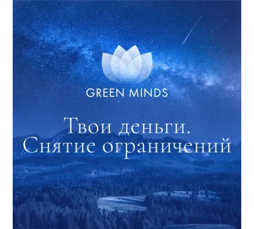 Нейромедитация GREEN MINDS «Твои деньги. Снятие ограничений» — аудиозапись MP3, 8:07 мин, артикул 04018