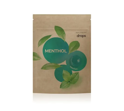 Леденцы «Ментол» Healthberry, 12 шт. — артикул 01428