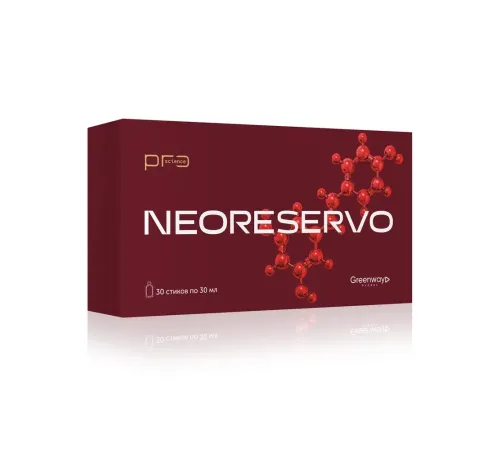 Гель с ресвератролом NEORESERVO, 30 стиков по 30 мл — артикул 070760