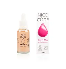 Омолаживающая сыворотка для лица с ретинолом «ANTI-AGE» Nice Code, 30 мл