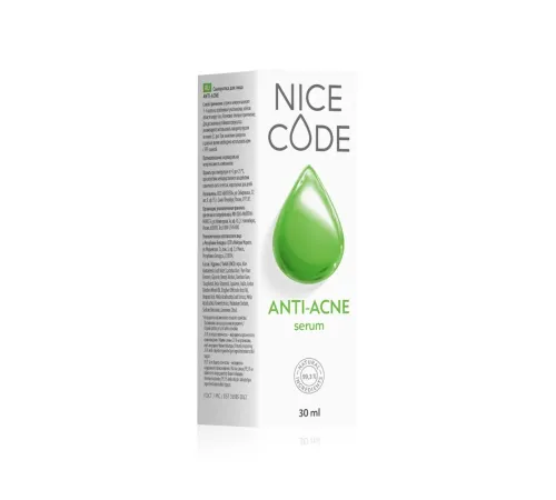 Натуральная сыворотка для лица Anti-Acne Nice Code, 30 мл — артикул 02929