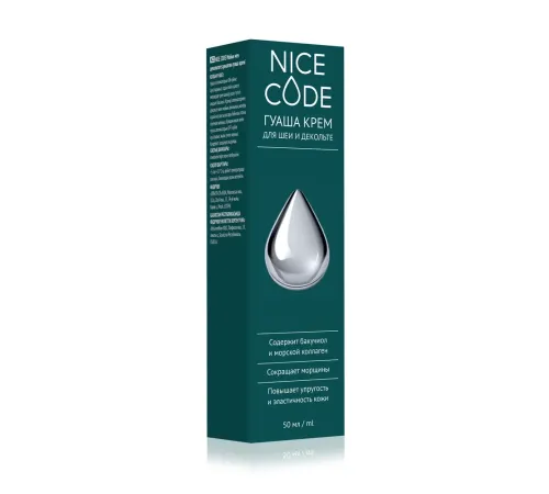 Гуаша-крем для шеи и декольте Nice Code с аппликатором, 50 мл — артикул 029316