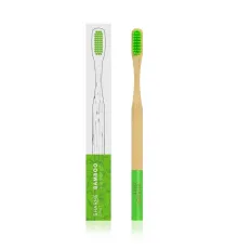 Классическая зубная щетка SHARME DENT GREEN, средней жесткости