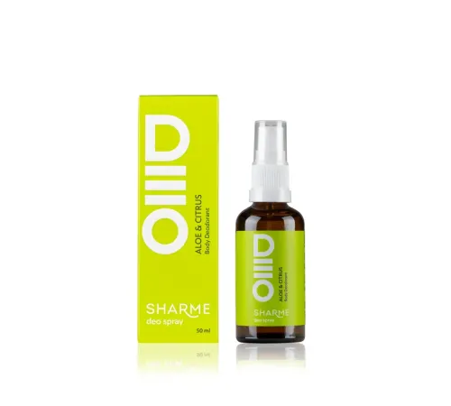 Натуральный спрей-дезодорант Sharme Deo «Алоэ и цитрус», 50 мл