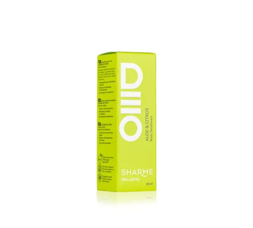 Натуральный спрей-дезодорант Sharme Deo «Алоэ и цитрус», 50 мл
