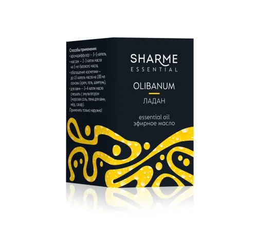 Эфирное масло «Ладан» Sharme Essential, 5 мл — артикул 02818