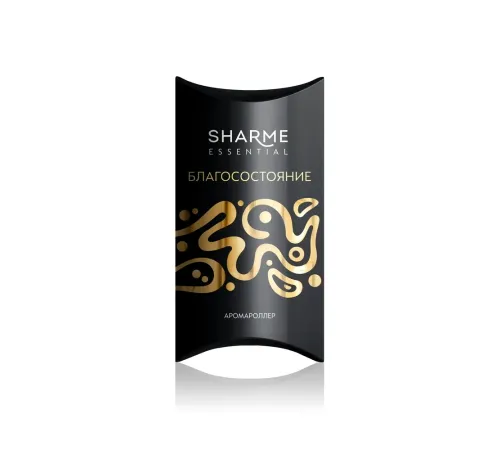 Аромароллер Sharme Essential «Благосостояние», 5 мл — пачули, ветивер, мускатный орех, бергамот, корица, кедр, янтарь, артикул 029321