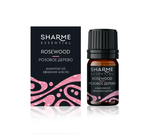 Эфирное масло «Розовое дерево» Sharme Essential, 5 мл — артикул 02986