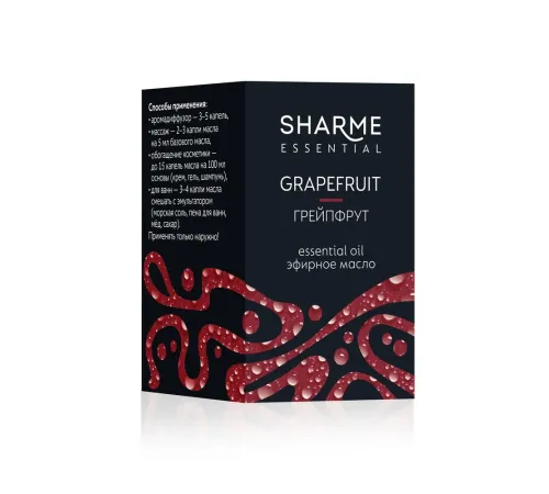 Эфирное масло «Грейпфрут» Sharme Essential, 5 мл — артикул 02989