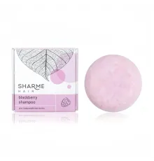 Натуральный твердый шампунь Sharme Hair Blackberry с ароматом ежевики для поврежденных волос, 50 г